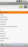 Eng-Spanish Translator Lite