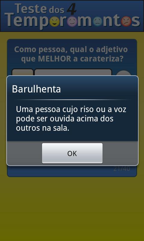 Teste dos 4 Temperamentos