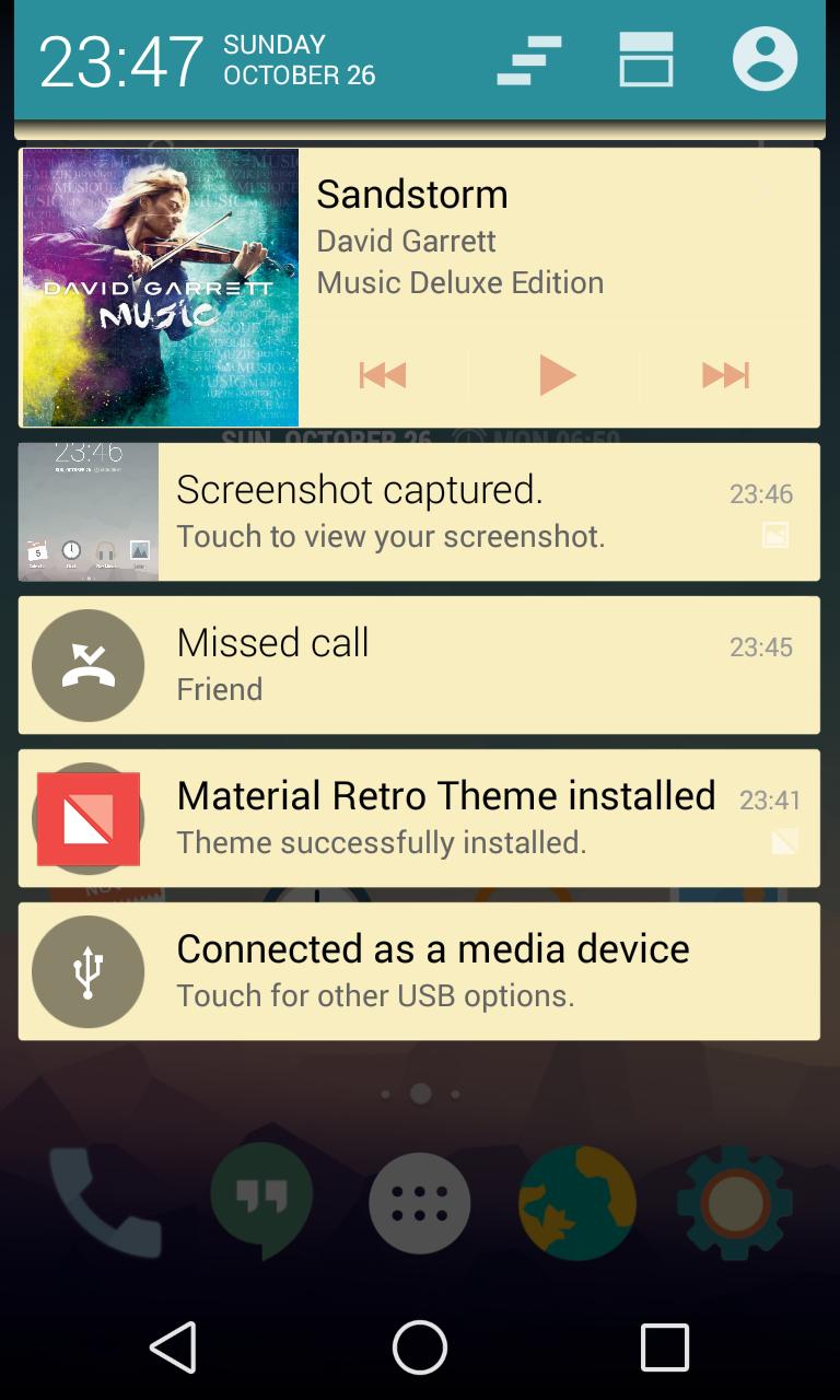 Material Retro Theme CM11/PA