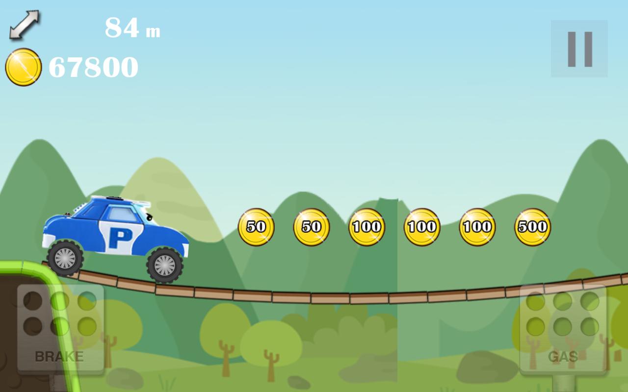 Hill Robocar Poli Climb Game