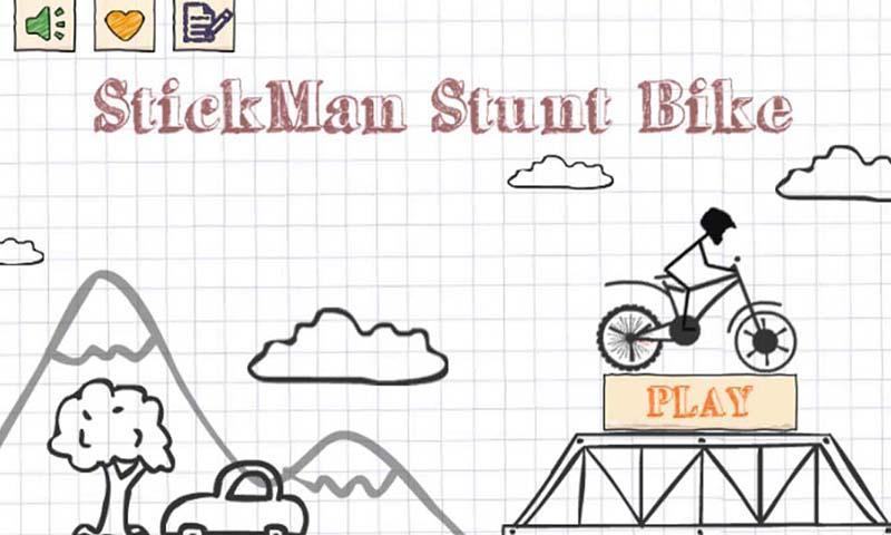 Stickman Stunt Bike