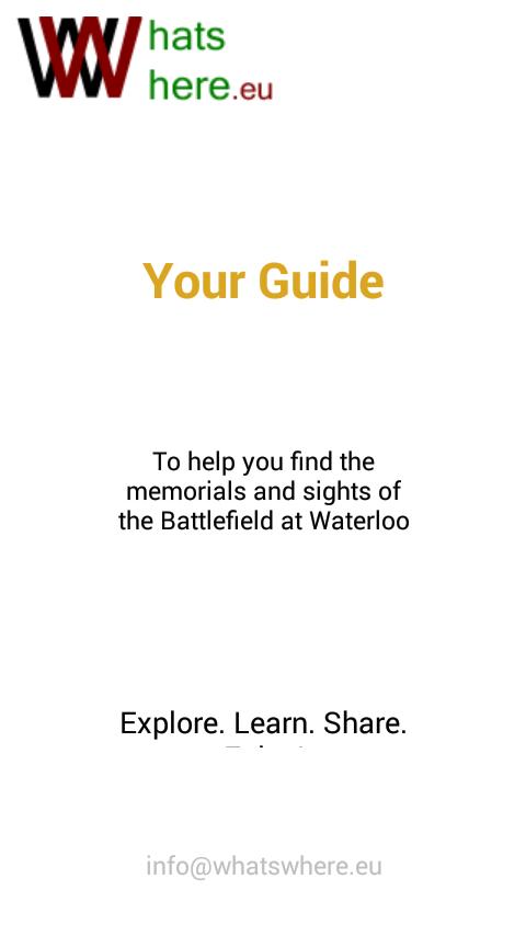 Tour of Waterloo Battlefield