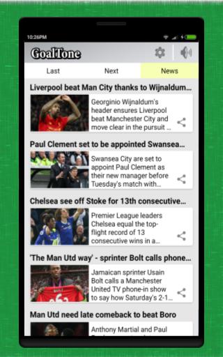 Football Livescores - GoalTone