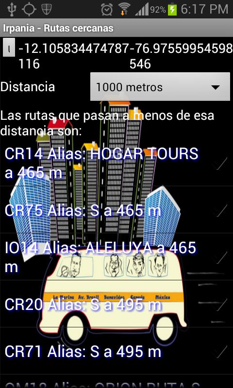 Bus guide for Lima and Callao