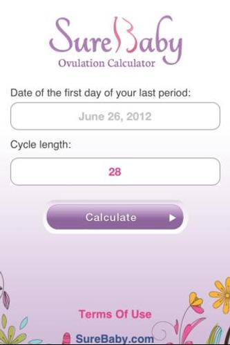 Ovulation Calculator: SureBaby