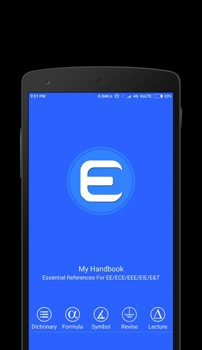My Handbook : EE, EC, EI, E&T, EEE, EECS