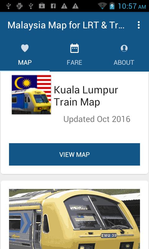 Malaysia Map for LRT & Train