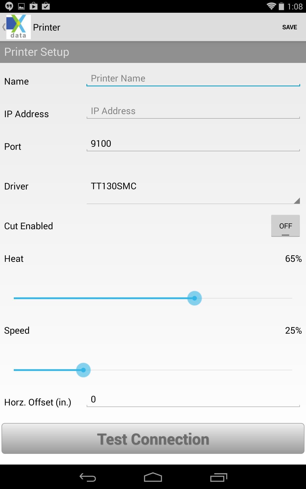 TagPrint Xpress Data