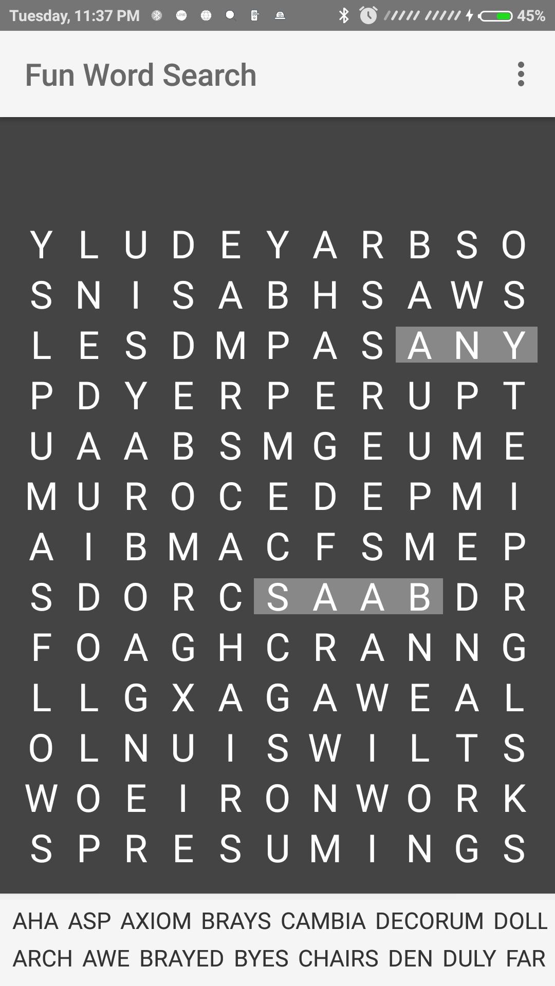 Fun Word Search 2019