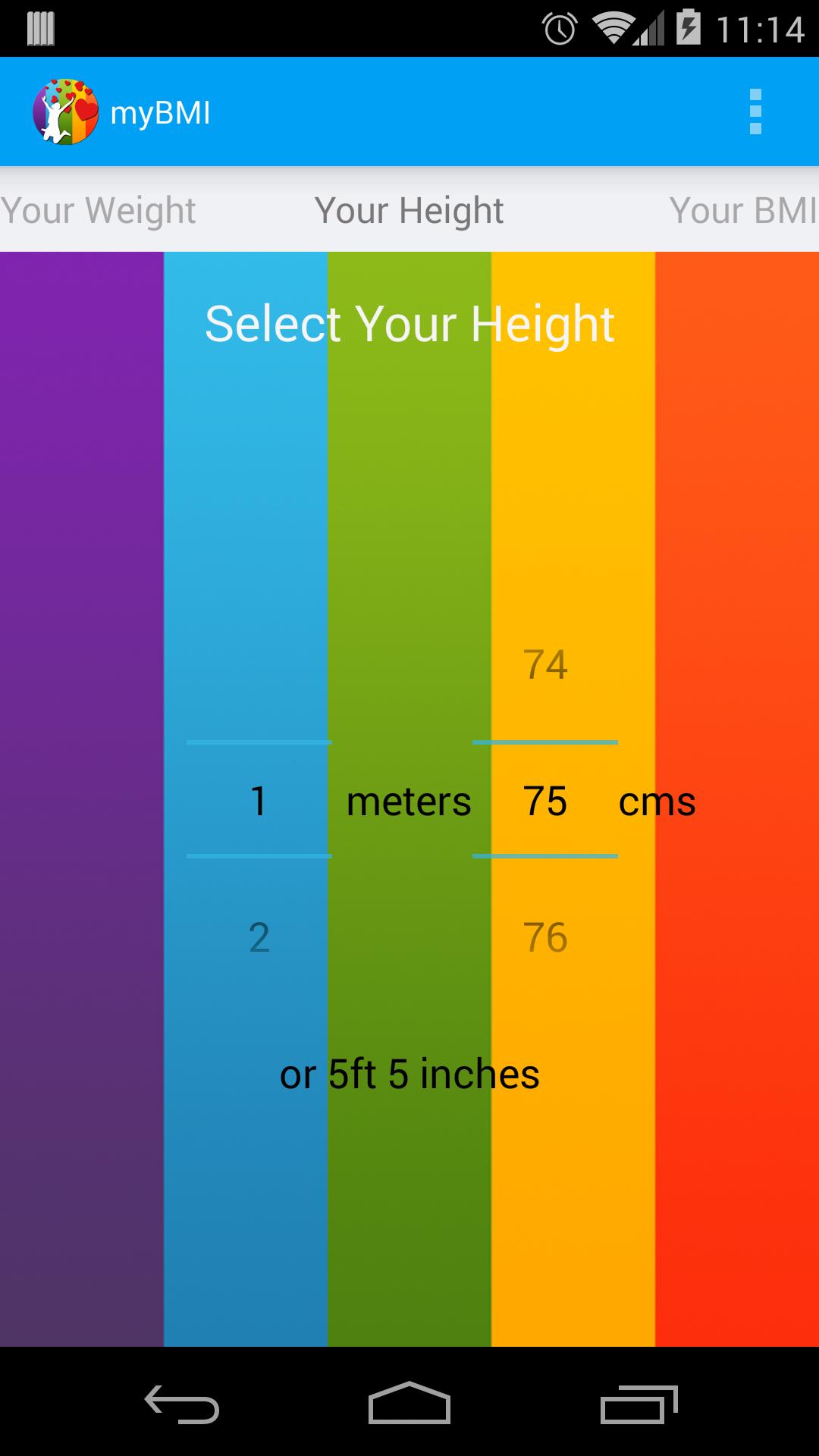 BMI Calculator by The Body Hug
