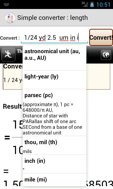Essential unit converter