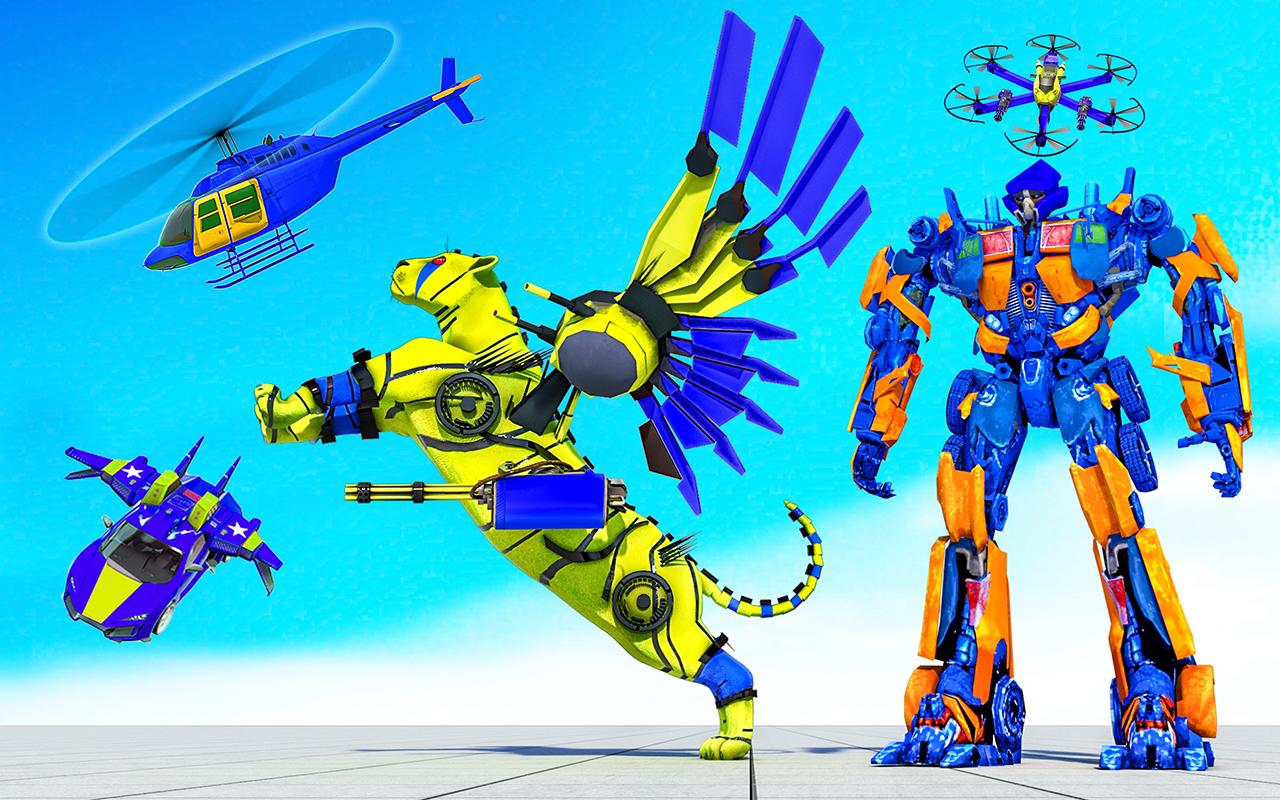 Panther Robot Transform Car