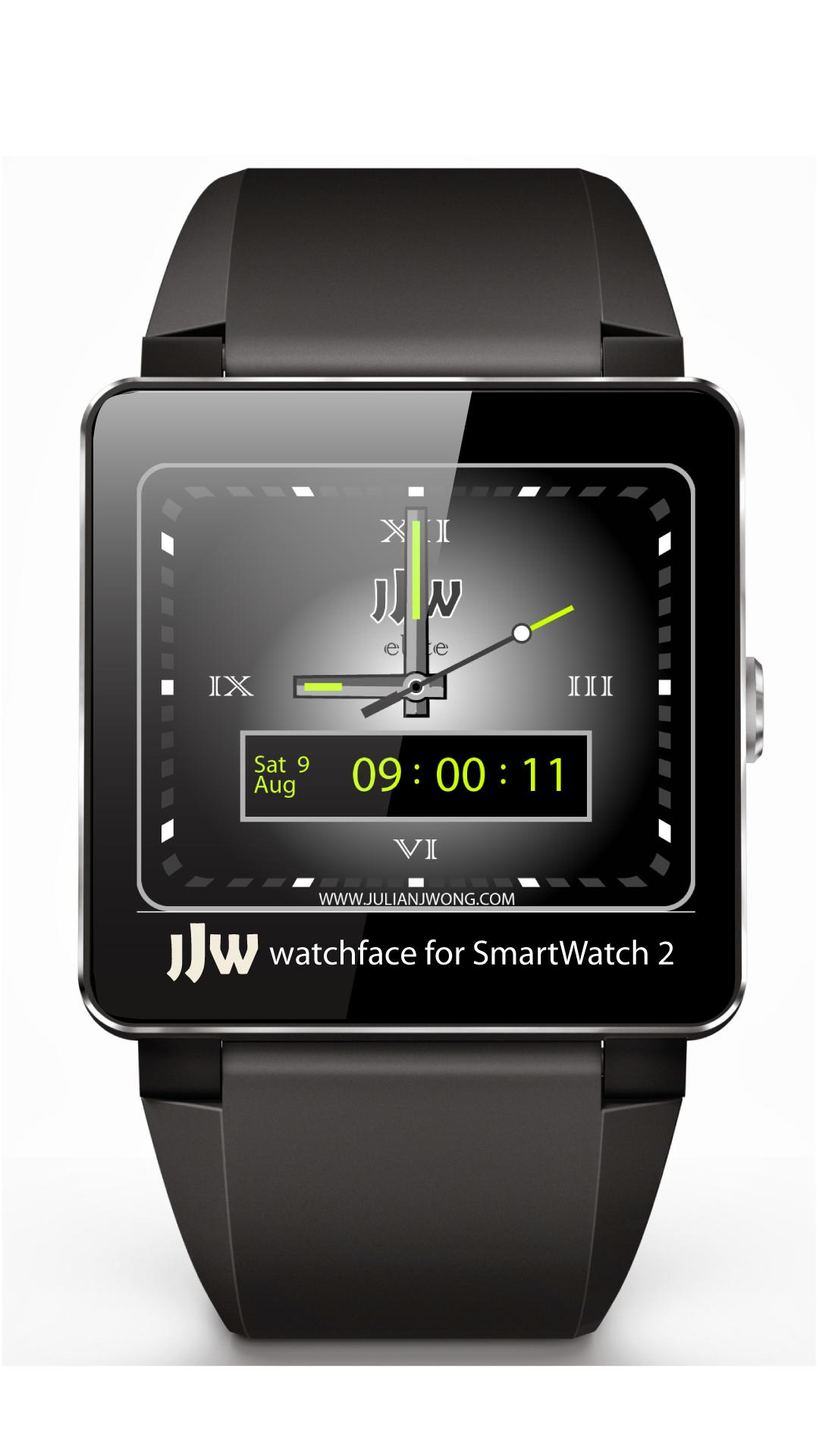 JJW Elite Black Free Watchface