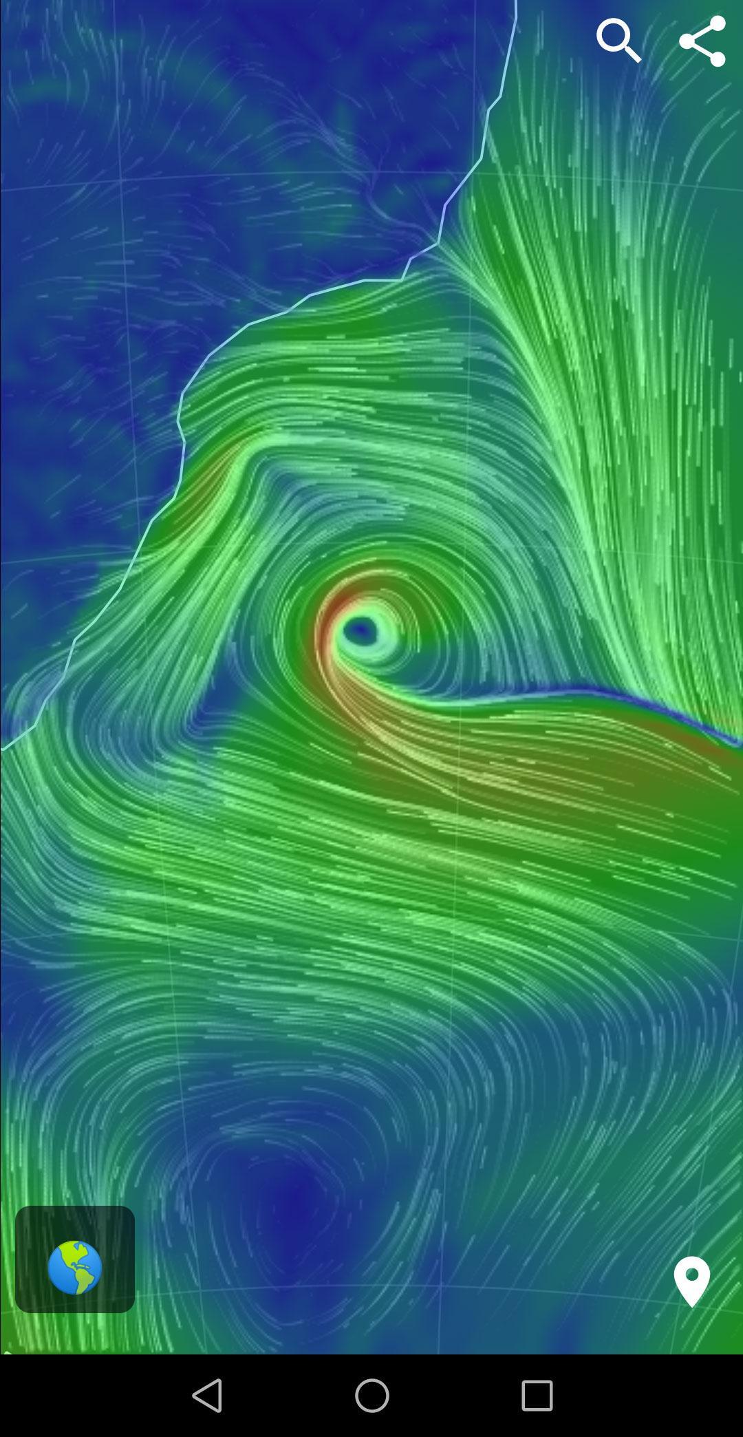 3D Earth Weather | Wind Map