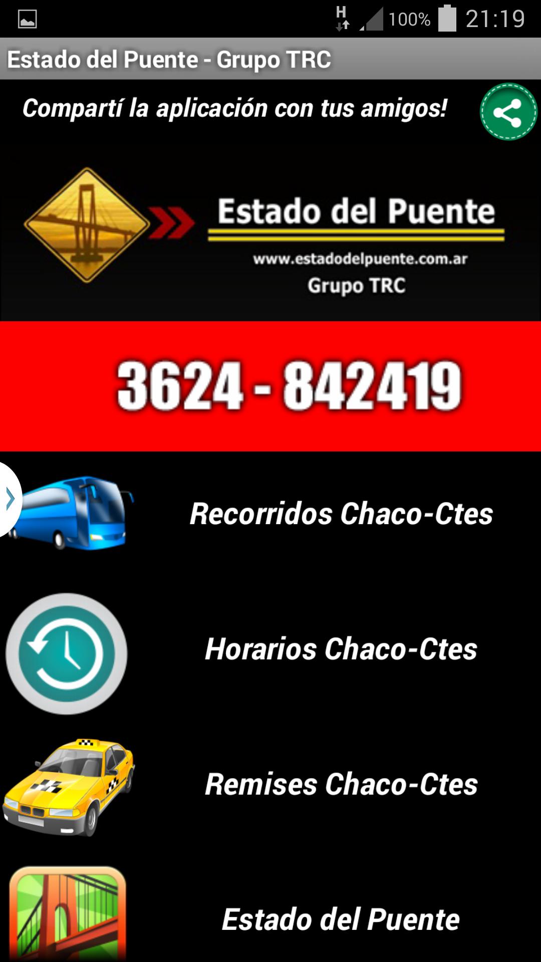 Estado del Puente - GrupoTRC