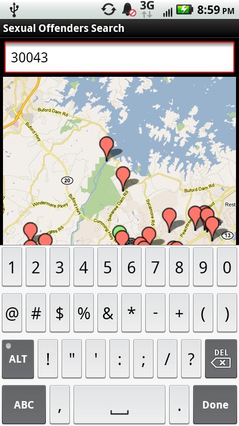 Sexual Offenders Search (GA)