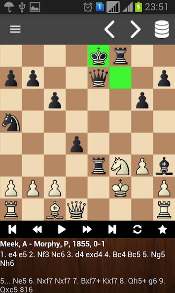 Chess PGN reader