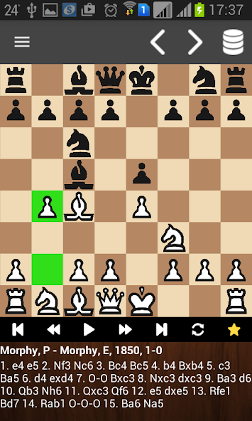 Chess PGN reader