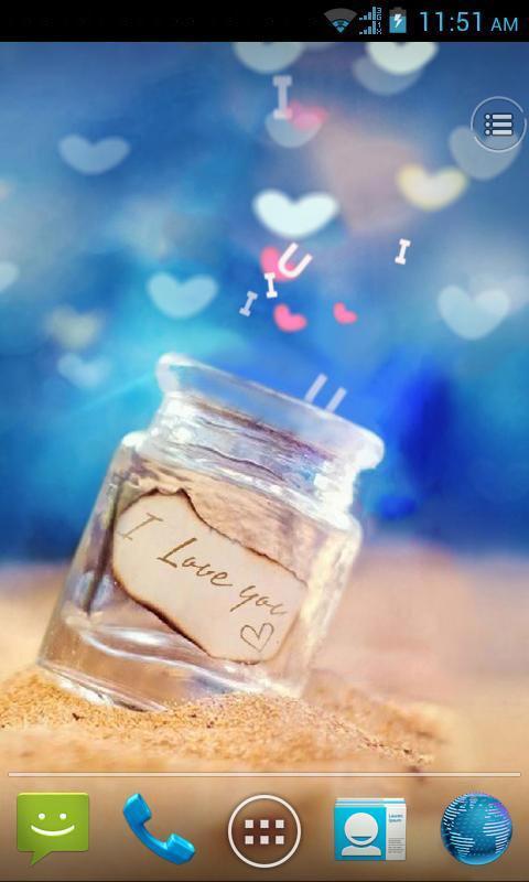 Drift Bottle live wallpaper