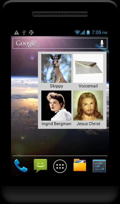 VisiCall Photo Dialer Widget