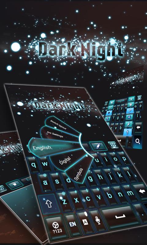 Night Sparks Keyboard Theme