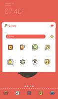 Red dodol launcher theme