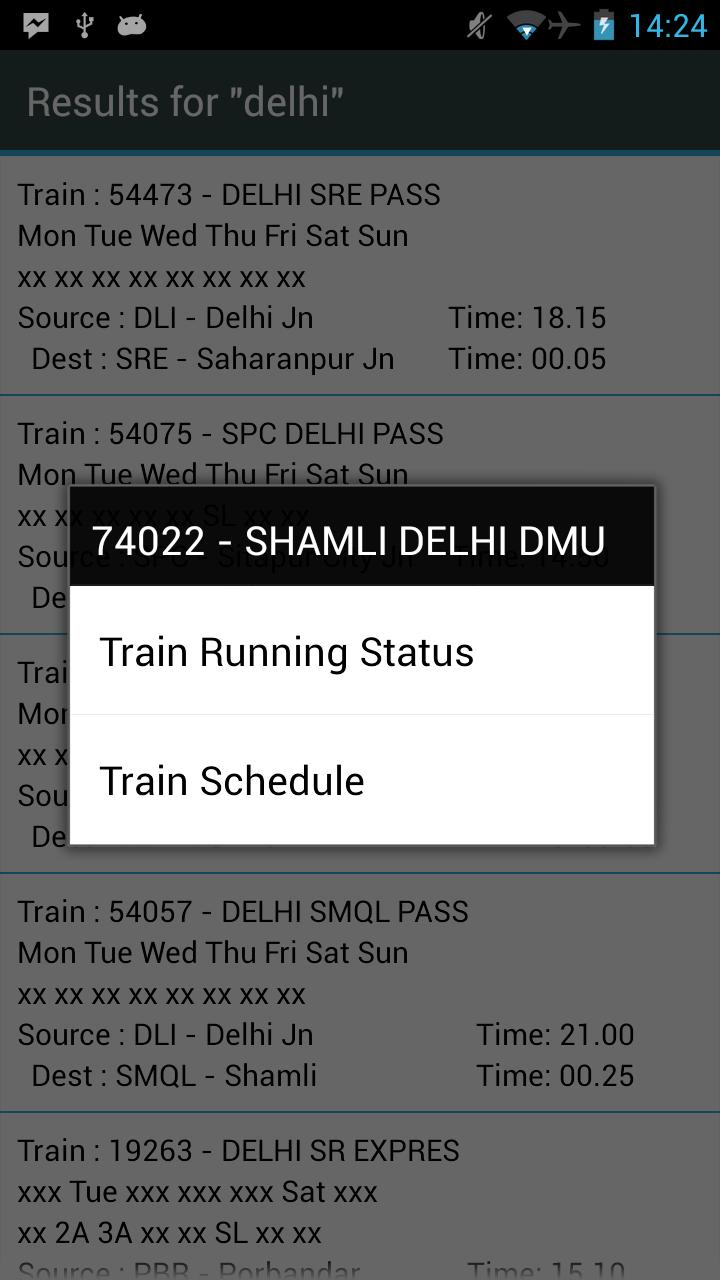 Train Running Status (Live)