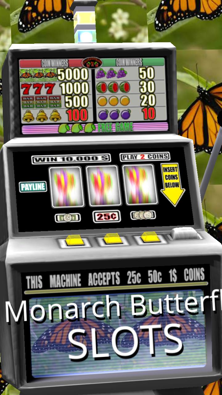 3D Monarch Butterfly Slots