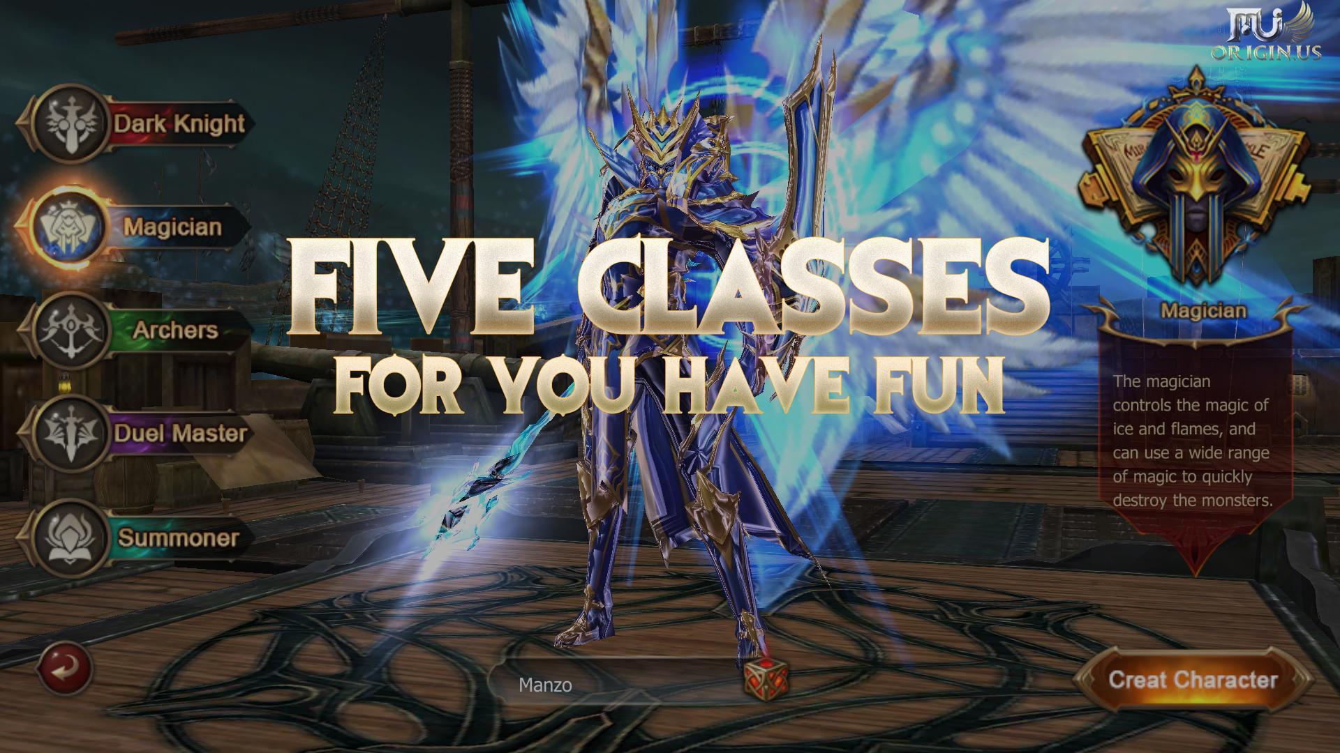 Mu Origin Gladiator V7