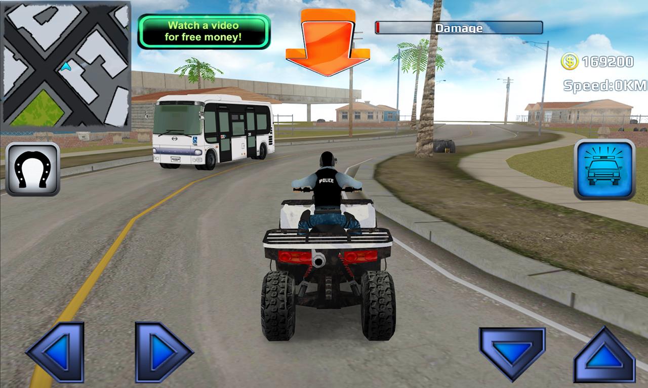 Police Quad Chase Simulator 3D