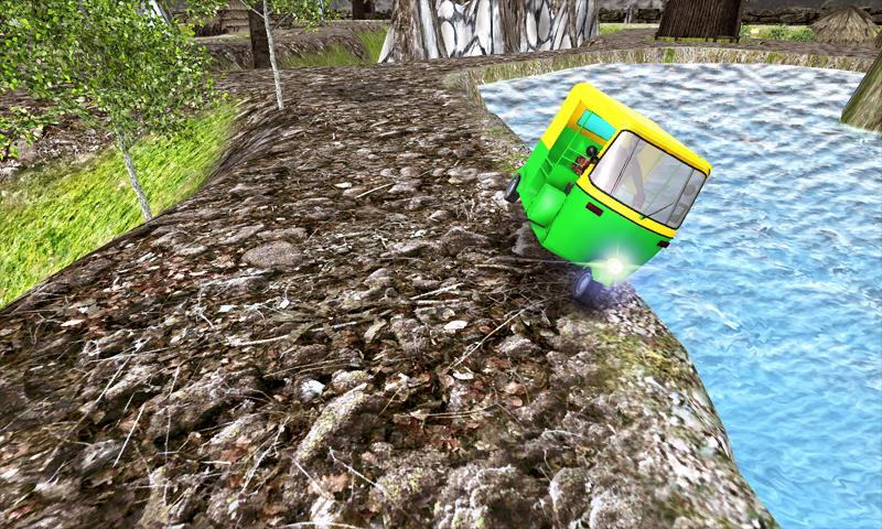 Modern Tuk Tuk Rickshaw sim 3d