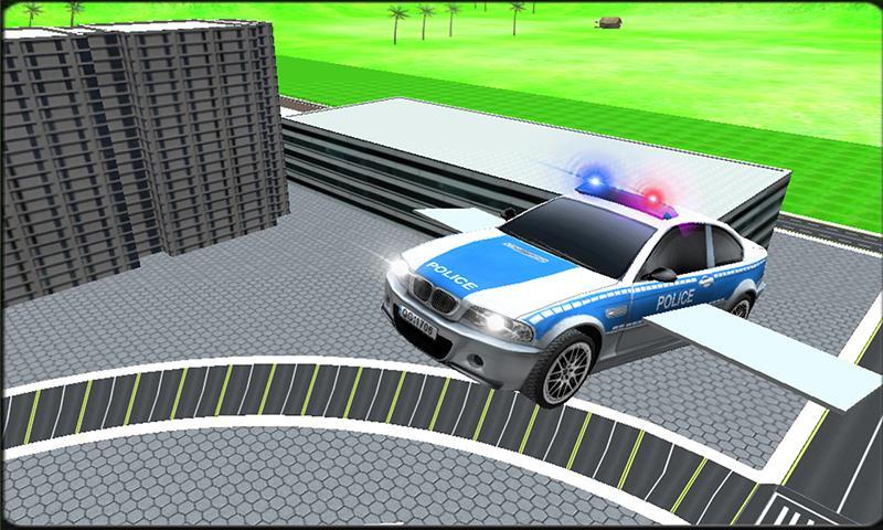 Extreme Flying Police Car 3D