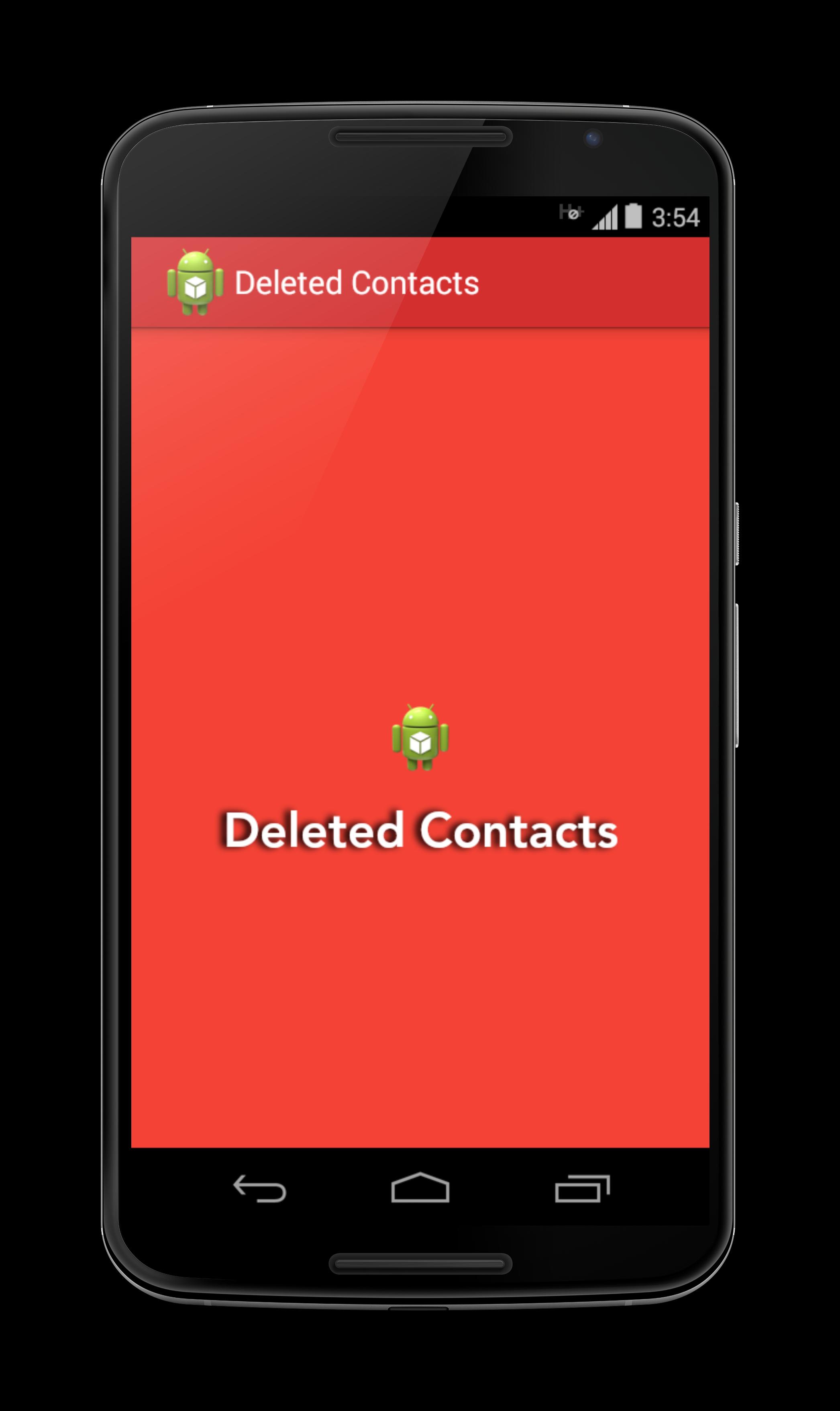 Deleted Contacts