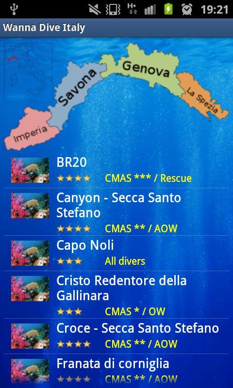 Dive Sites Italy Free