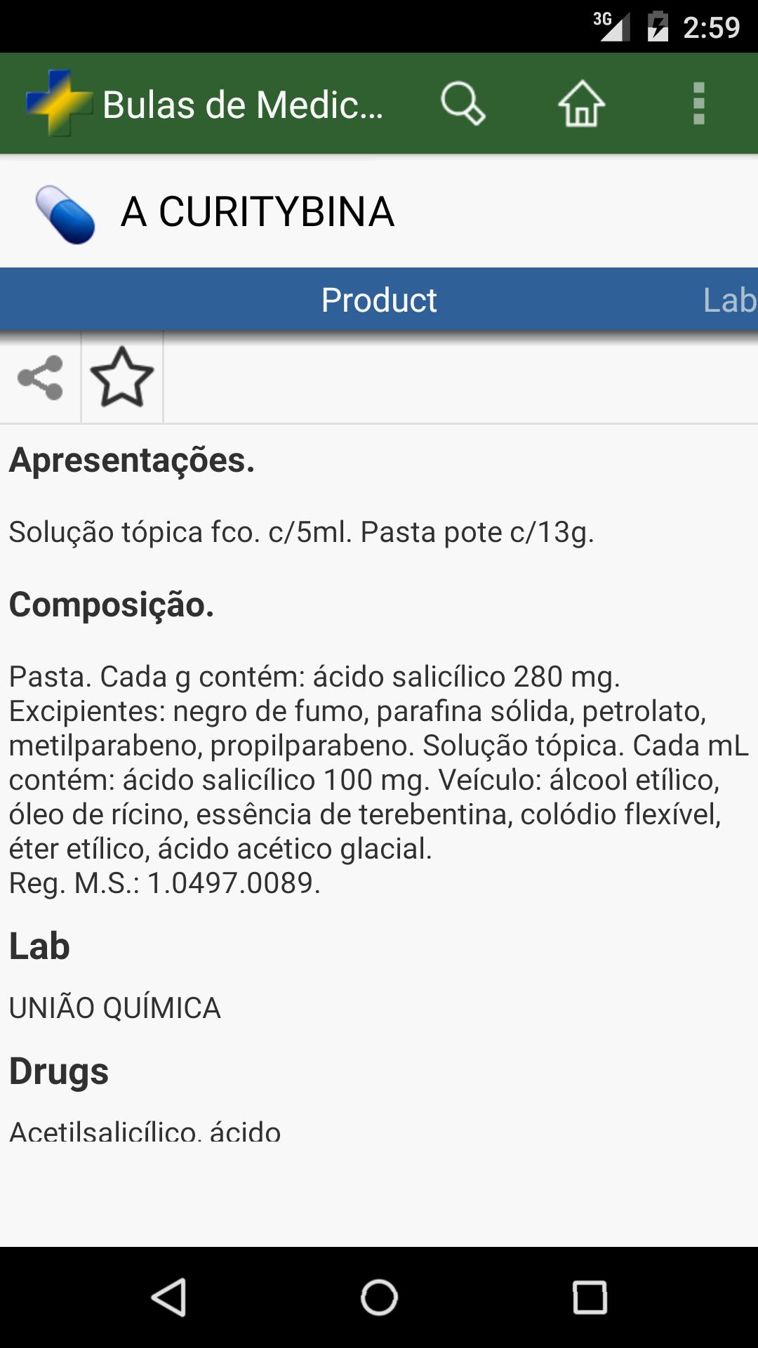 Bulas de Medicamentos