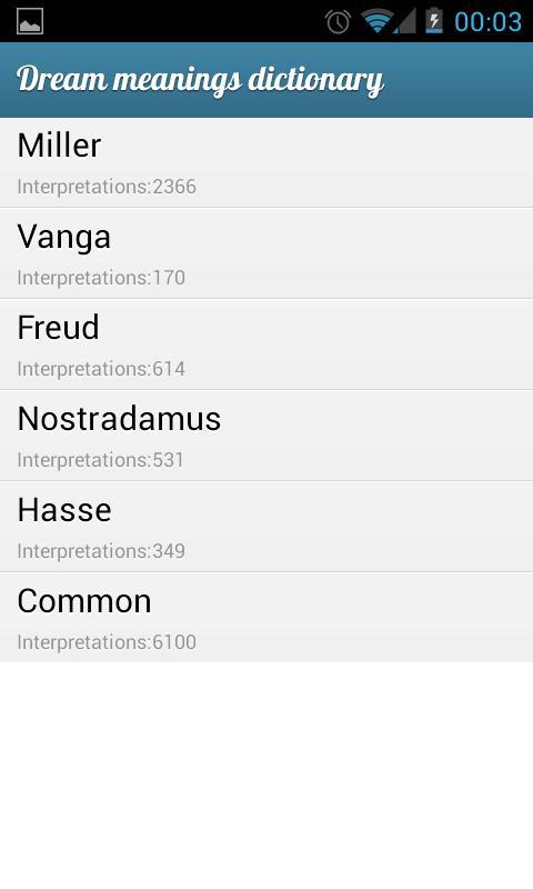 Dream Meanings Dictionary Lite