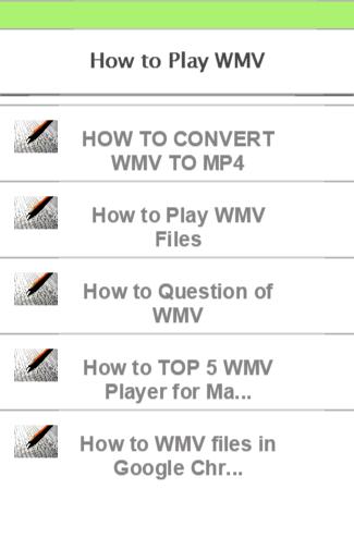 how to play wmv