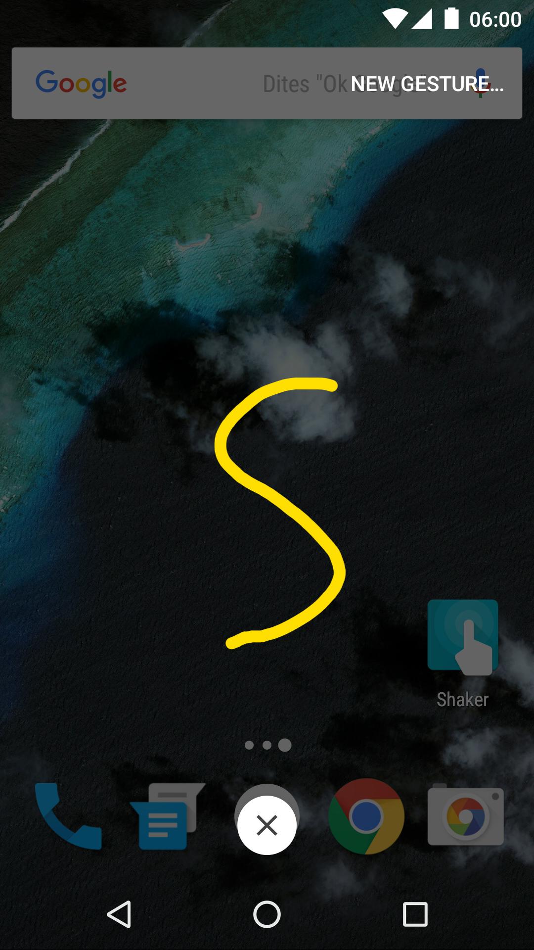 Shaker [BETA] - Gestures