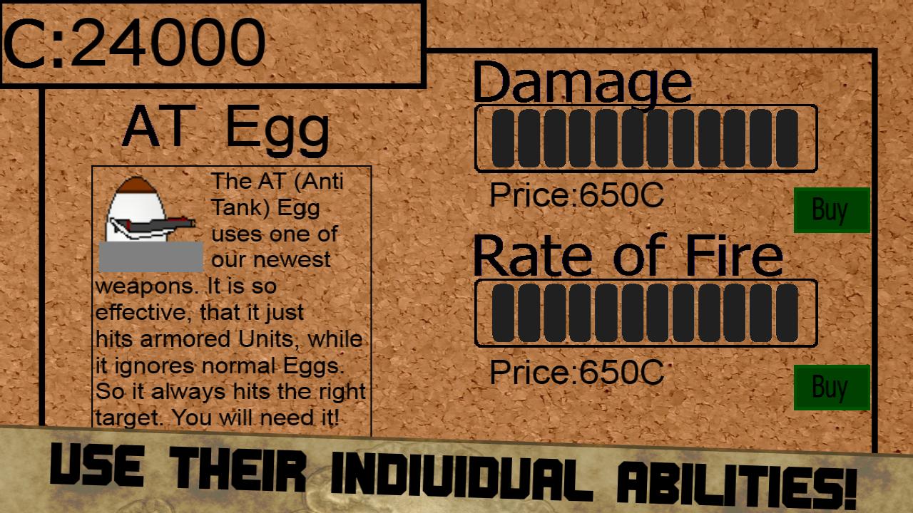 Eggs Army - Early Warfare