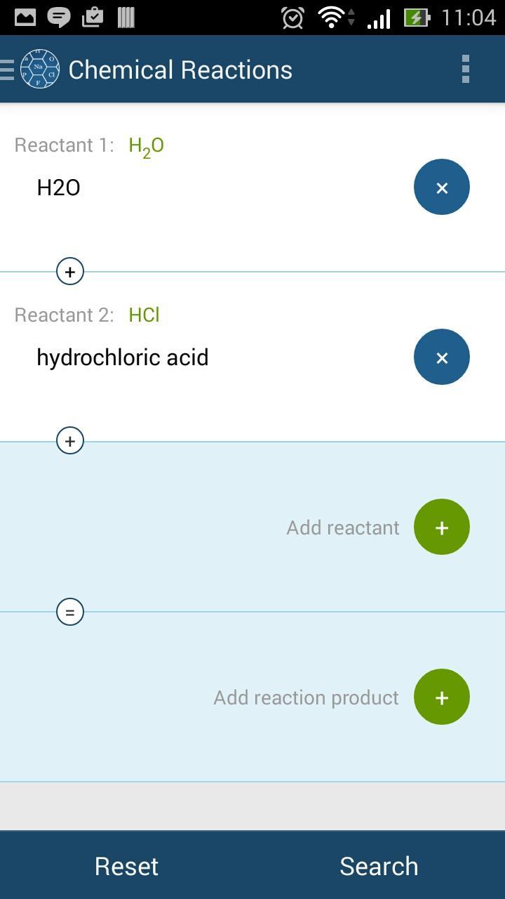 Chemical Reactions