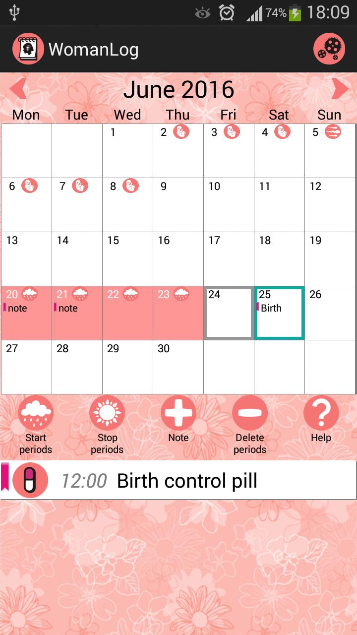 Woman Log & Ovulation Tracker