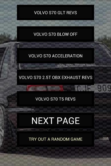 Engine sounds of S70