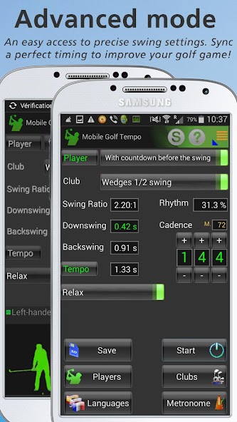 Mobile Golf Tempo Trial