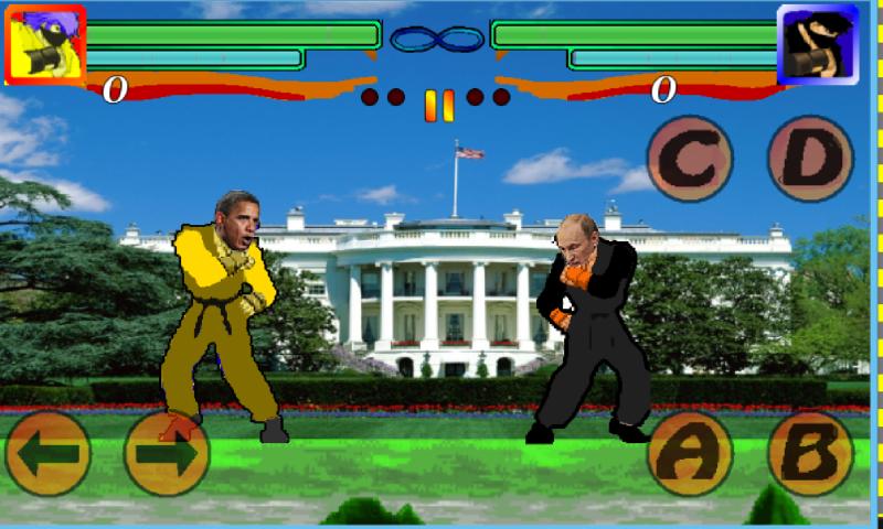 Obama VS Putin Fighting