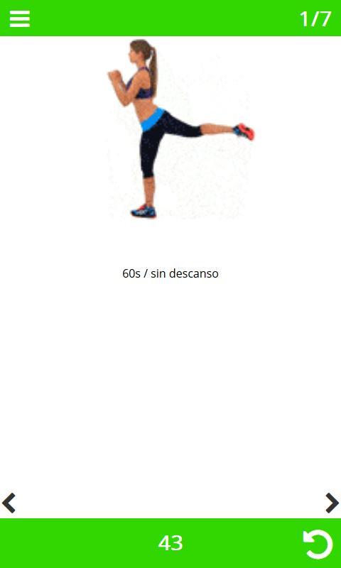 Entrenamiento Gluteos en 5 min