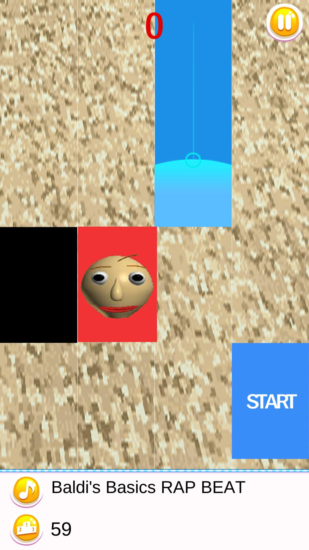 Baldi's Basics in Piano Tiles