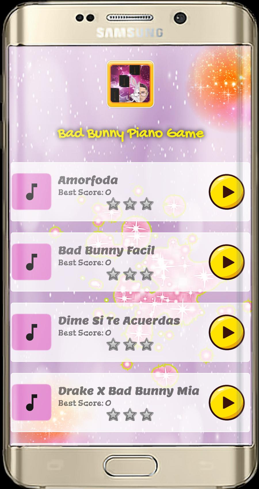 Bad Bunny Piano Game