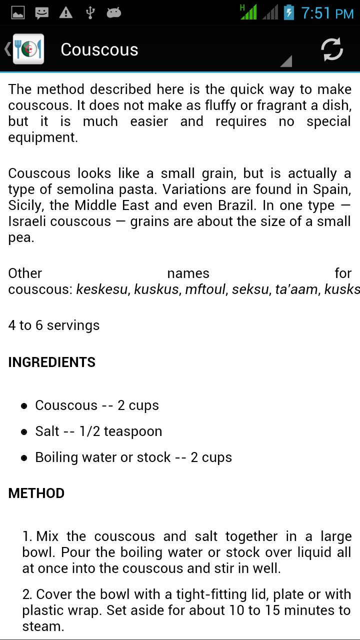 Algerian Food and Cuisine