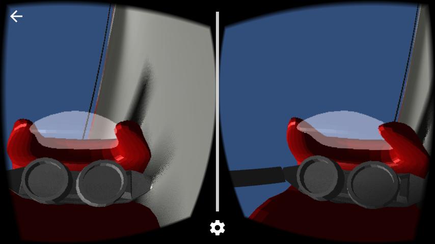 Virtual reality VR bike race