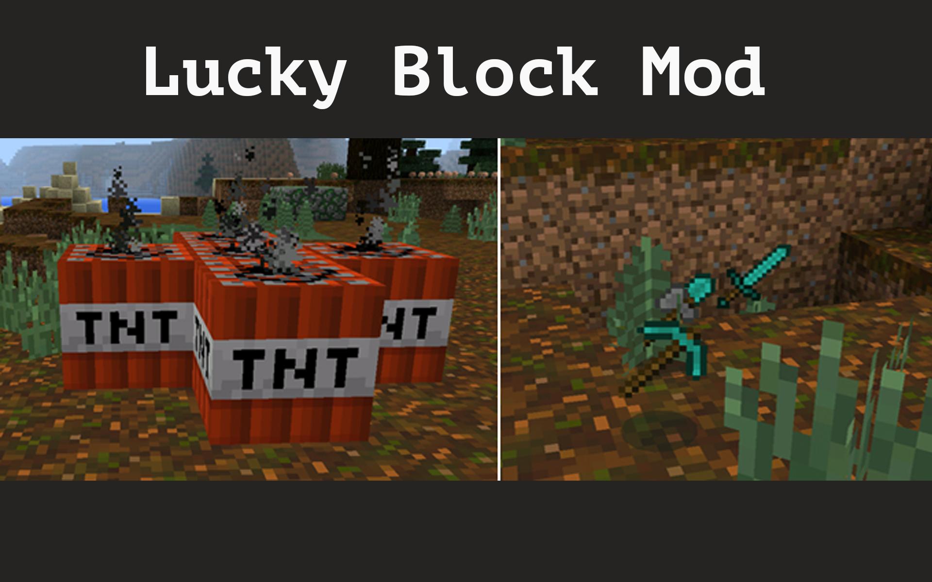 Lucky Block Mod for MCPE